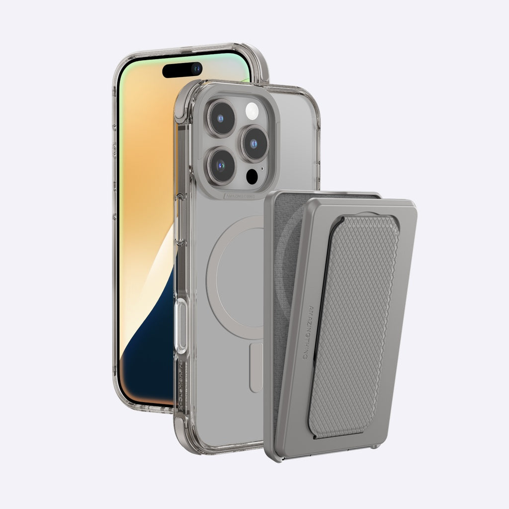 AMAZINGTHING OMNI MAGSAFE DROP PROOF CASE WITH STAND FOR IPHONE 16 SERIES - GREY AMAZINGTHING OMNI MAGSAFE DROP PROOF CASE WITH STAND FOR IPHONE 16 SERIES - GREY