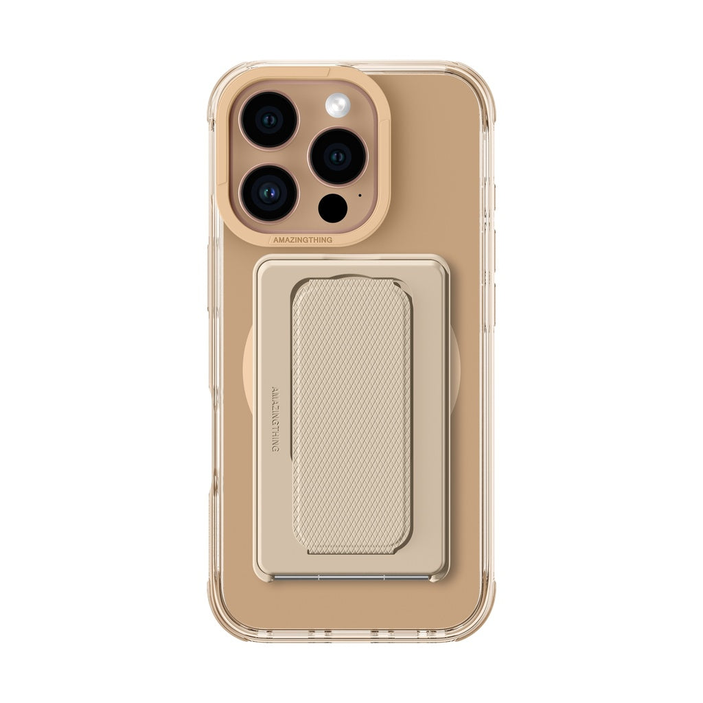 AMAZINGTHING OMNI MAGSAFE DROP PROOF CASE WITH STAND FOR IPHONE 16 SERIES - ROSE GOLD - Best Buy Tech