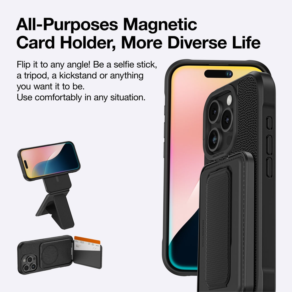 AMAZINGTHING GLAMOUR MAGSAFE DROP PROOF CASE WITH WALLET STAND FOR IPHONE 16 SERIES AMAZINGTHING GLAMOUR MAGSAFE DROP PROOF CASE WITH WALLET STAND FOR IPHONE 16 SERIES