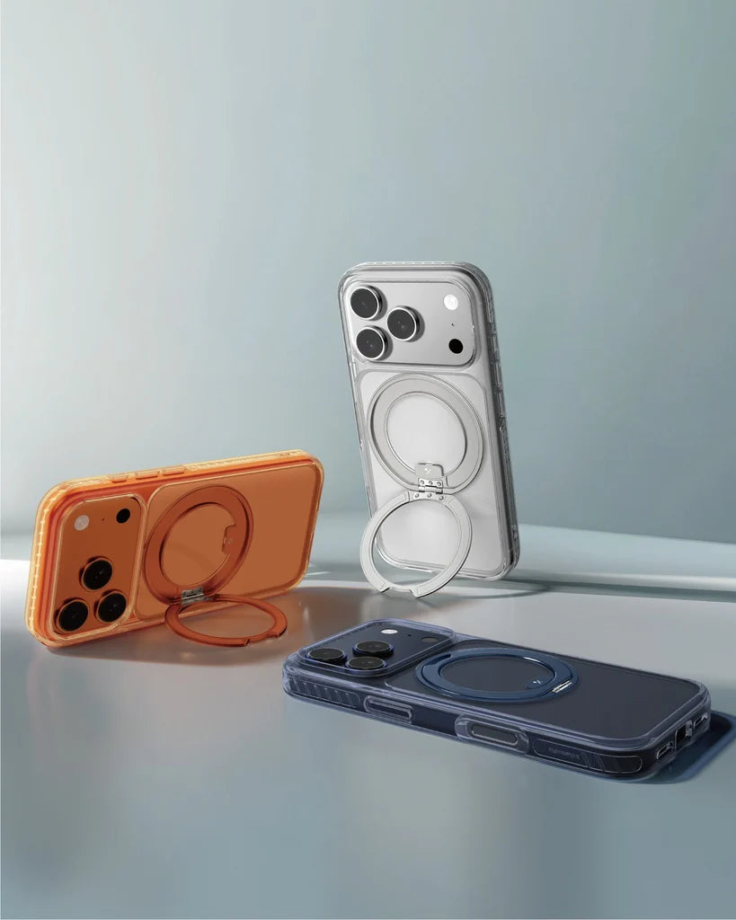 Amazingthing Titan Pro Magspin Drop Proof Case for Iphone 17 Pro Max - Orange