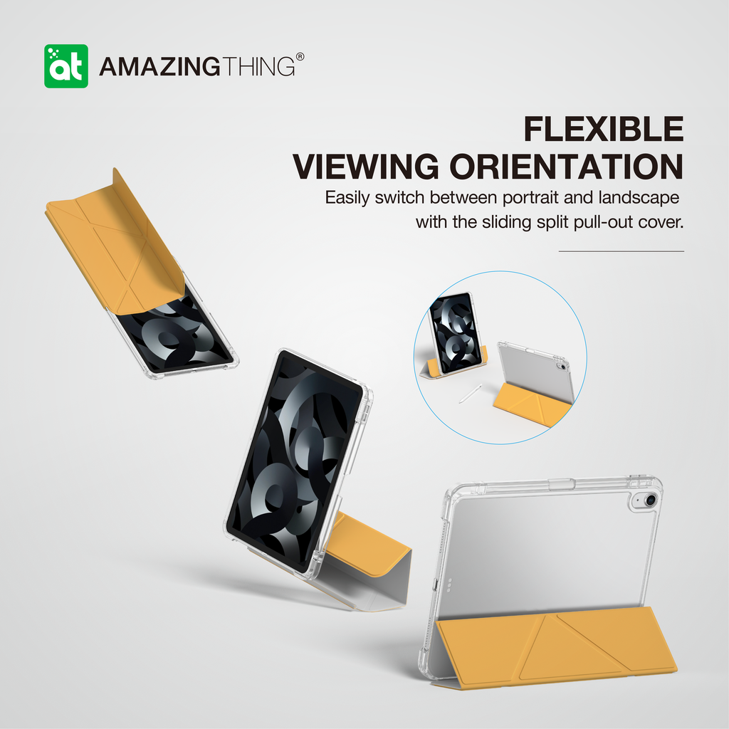 AMAZING THING MINIMAL DITACHABLE PROTECTIVE CASE 10.2 IPAD GEN9/8/7 INCHES - ALAMAT