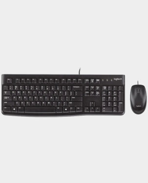 LOGITECH MK120 KEYBOARD AND MOUSE COMBO BLACK