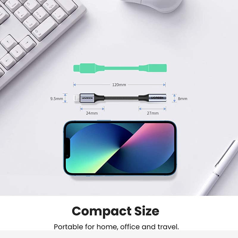 Ugreen Lightning to 3.5mm Jack Adapter.