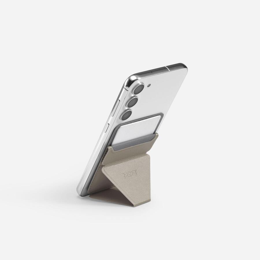 Moft Adhesive Invisible Phone Stand & Wallet (MOVAS) - Taupe - Best Buy Tech