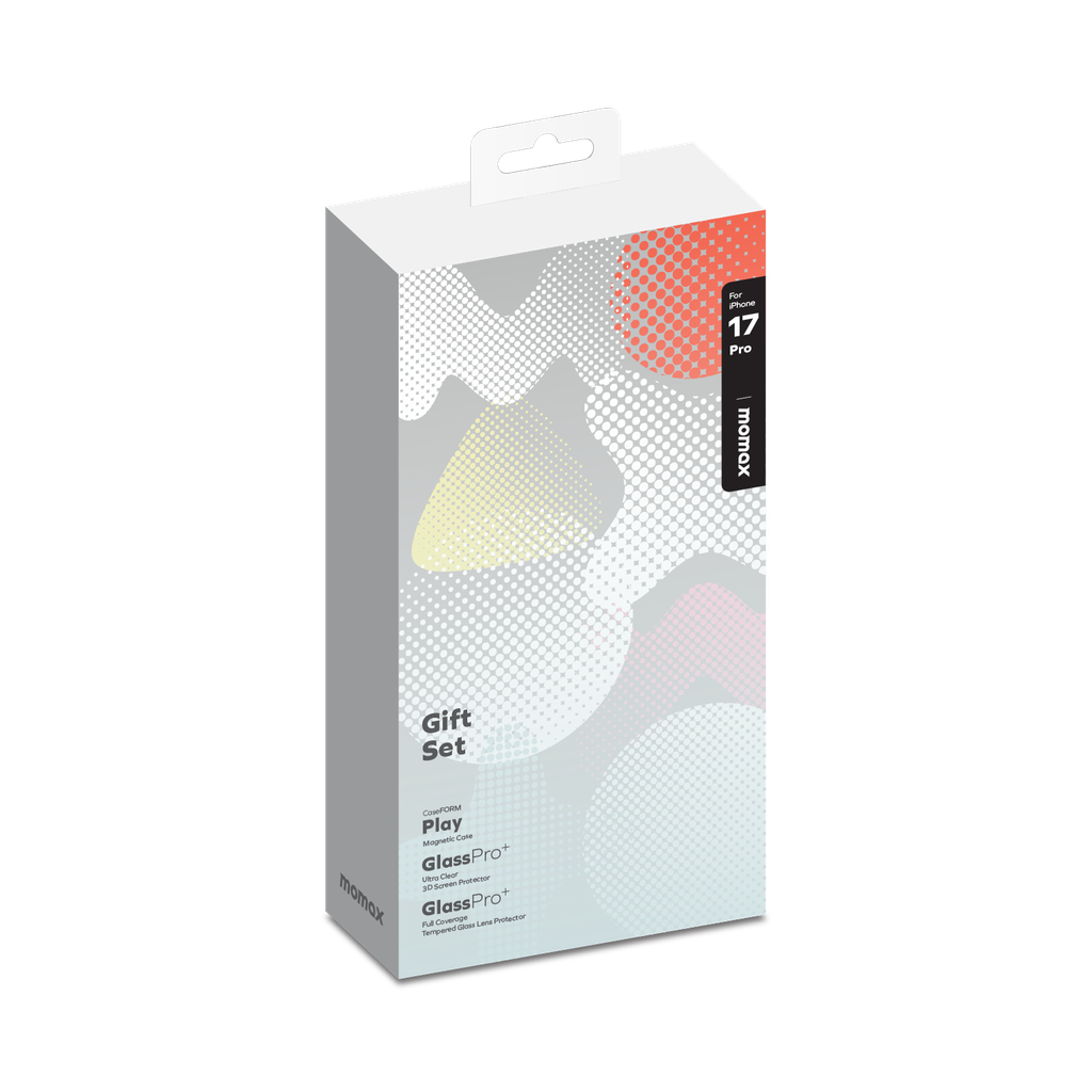 Momax Case+glass+lens Bundle Kit For iPhone 17 Pro