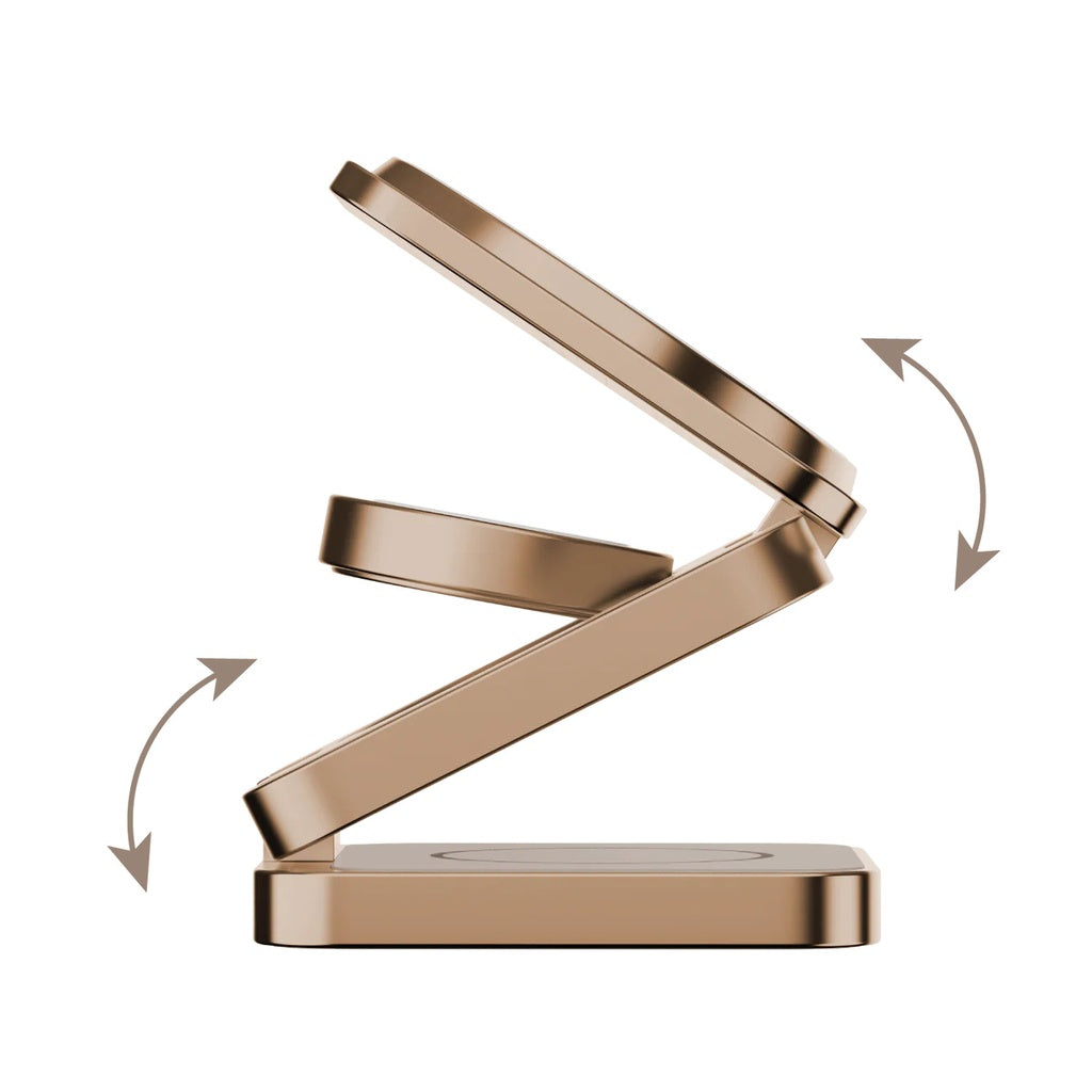Momax Q2 Mag Go QI 2 15w 3in1 Magnetic Wireless Charging Stand Momax Q2 Mag Go QI 2 15w 3in1 Magnetic Wireless Charging Stand