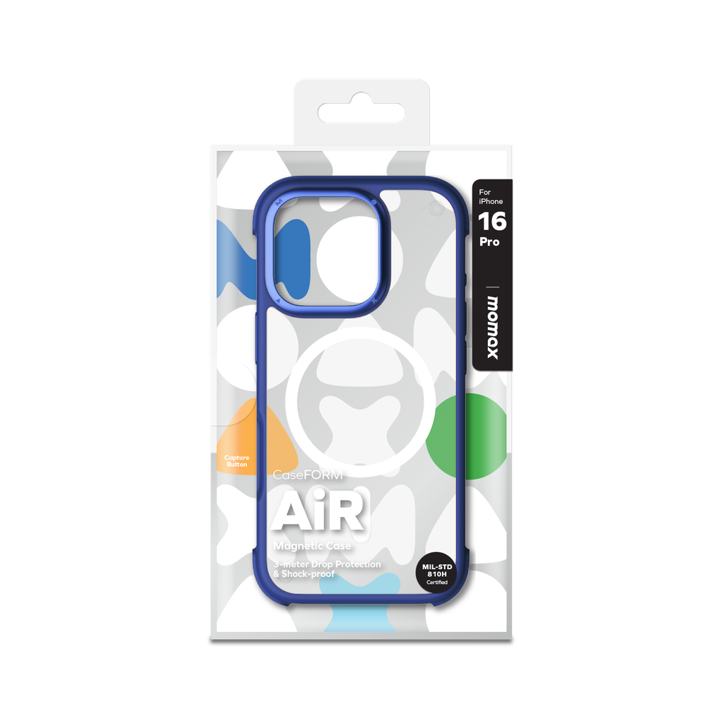 MOMAX AIR PROTECTION MAGNETIC CASE FOR IPHONE 16 PRO 6.3 MOMAX AIR PROTECTION MAGNETIC CASE FOR IPHONE 16 PRO 6.3