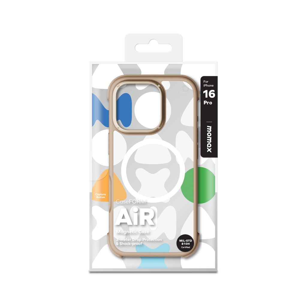 MOMAX AIR PROTECTION MAGNETIC CASE FOR IPHONE 16 PRO 6.3 MOMAX AIR PROTECTION MAGNETIC CASE FOR IPHONE 16 PRO 6.3