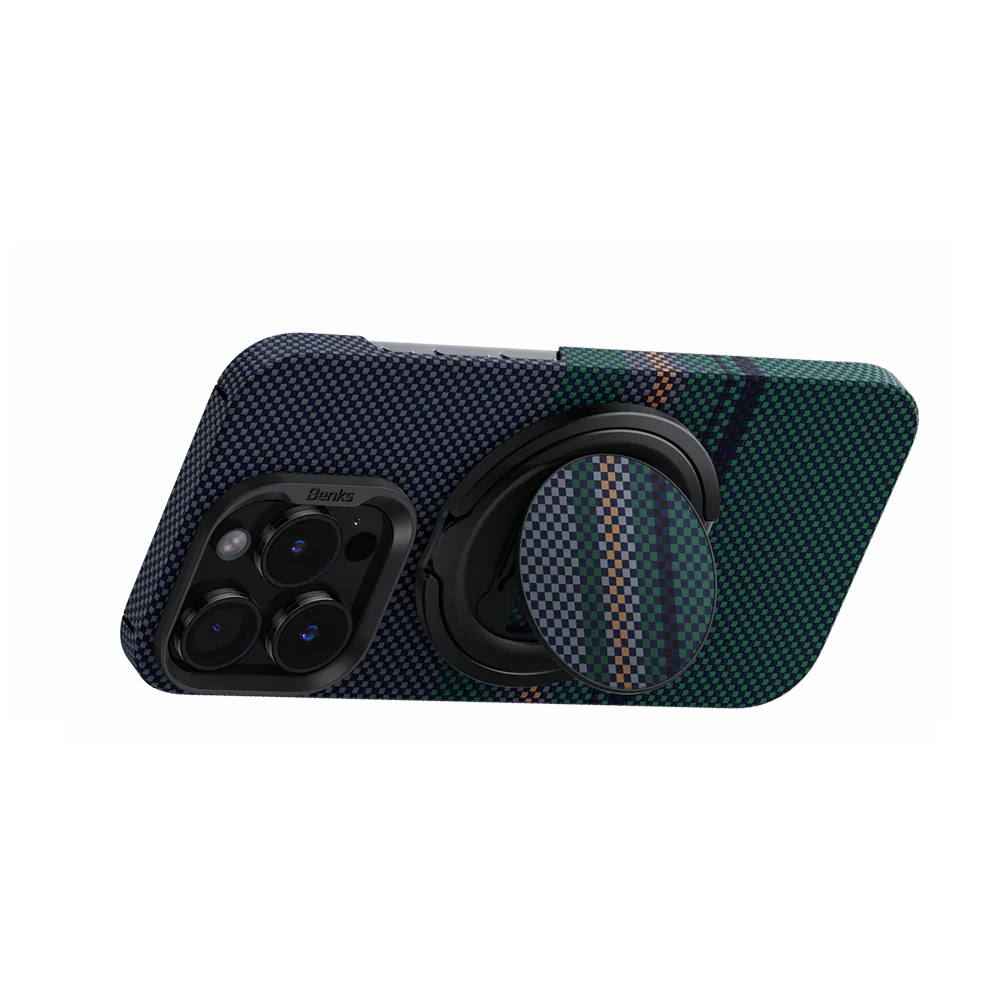 BENKS 360° Rotating MagClap Phone Grip & Stand