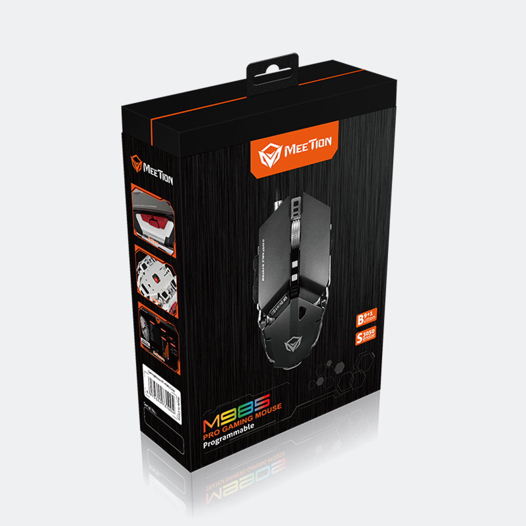 Meetion MT- M985 Metallic Programmable Gaming Mouse Meetion MT- M985 Metallic Programmable Gaming Mouse