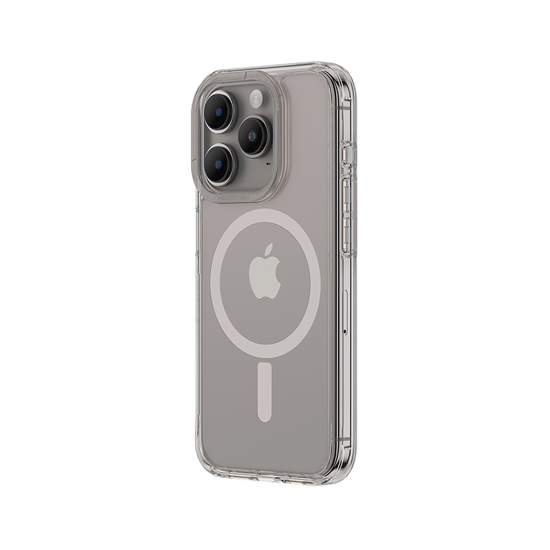 AMAZING THING MINIMAL MAGSAFE DROP PROOF CASE FOR IPHONE 15 6.7 PRO MAX 2023 TRANSPARENT - ALAMAT