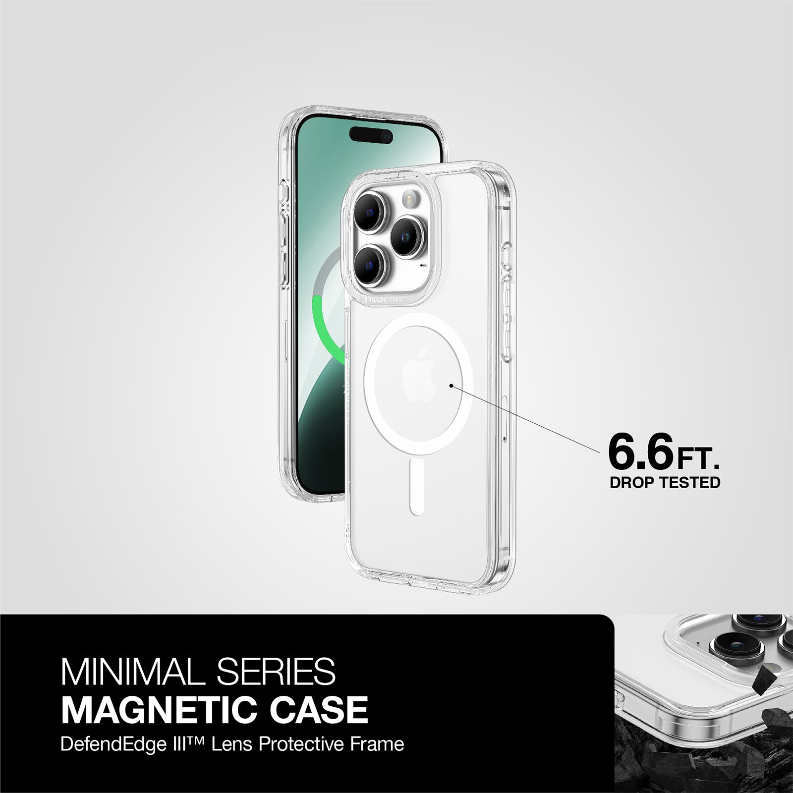 AMAZING THING MINIMAL MAGSAFE DROP PROOF CASE FOR IPHONE 15 6.7 PRO MAX 2023 TRANSPARENT AMAZING THING MINIMAL MAGSAFE DROP PROOF CASE FOR IPHONE 15 6.7 PRO MAX 2023 TRANSPARENT