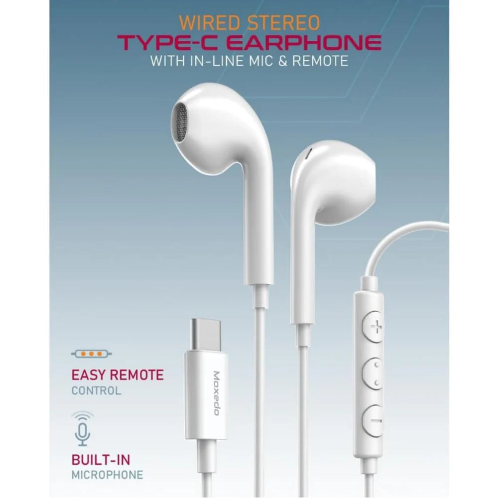 MOXEDO WIRED STEREO TYPE C EARPHONE MOXEDO WIRED STEREO TYPE C EARPHONE