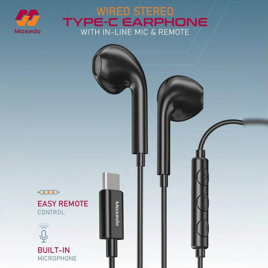 MOXEDO WIRED STEREO TYPE C EARPHONE MOXEDO WIRED STEREO TYPE C EARPHONE