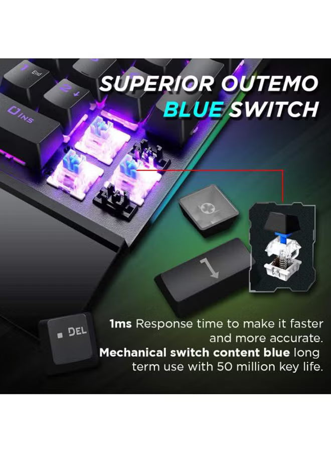 REMSON MECHANICAL GAMING KEYBOARD