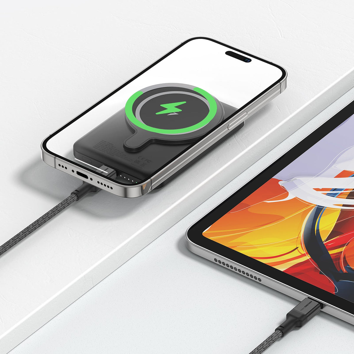 AMAZING THING THUNDER PRO MAG PD 5000MAH POWER BANK-BLACK AMAZING THING THUNDER PRO MAG PD 5000MAH POWER BANK-BLACK