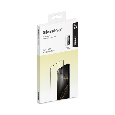 Momax iPhone 17 3D Fully Covered Clear Glass