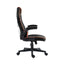 Porodo Gaming Chair PDX548 - Orange Flexible Headrest & Eco-Friendly Foam