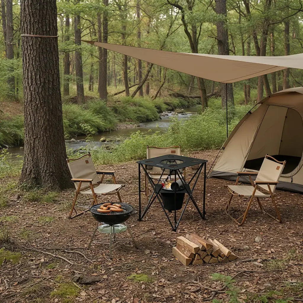 Porodo Lifestyle Outdoor Companion Foldable Camping Table