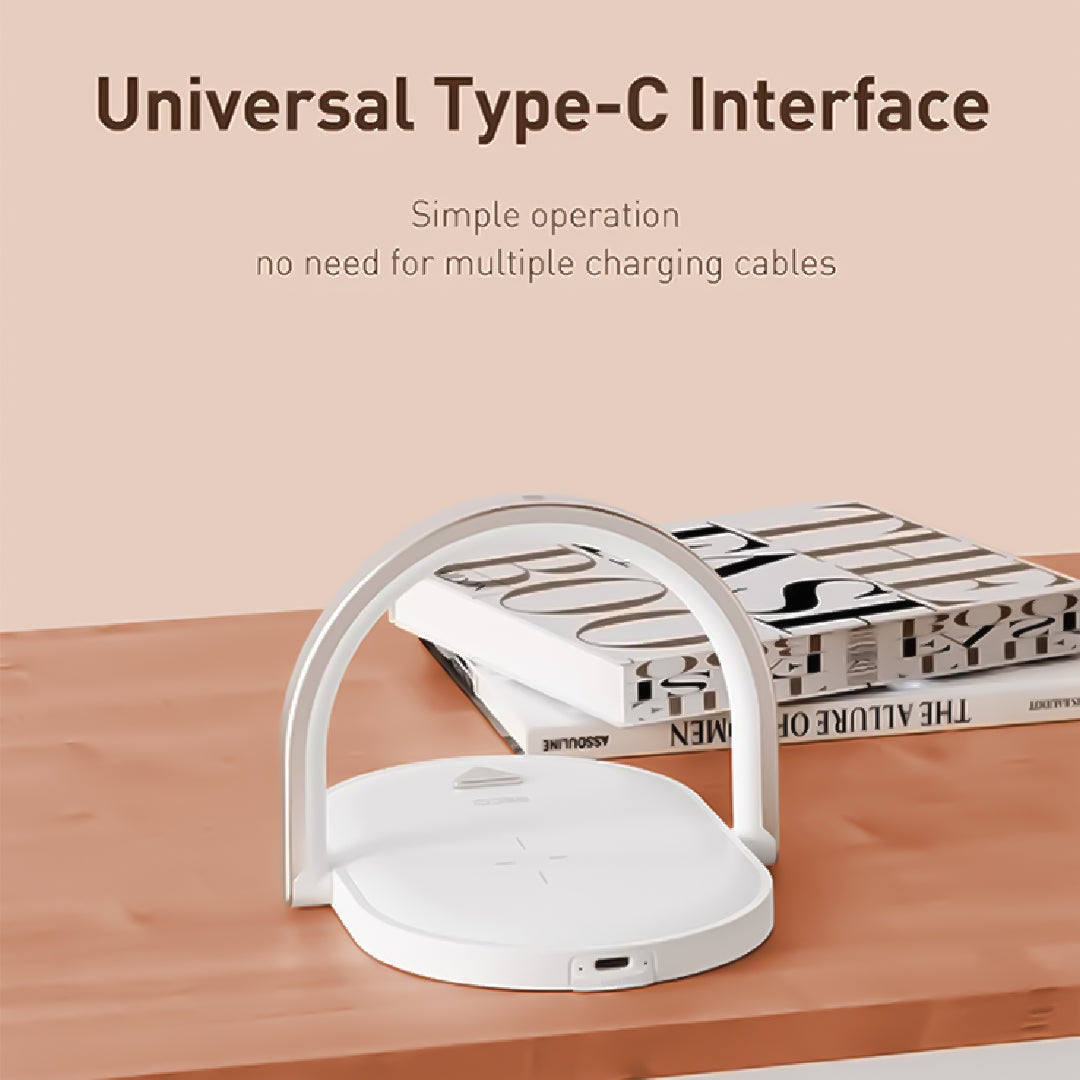 RECCI 3in1 Wireless Charger -Touch Atmosphere Light - ALAMAT