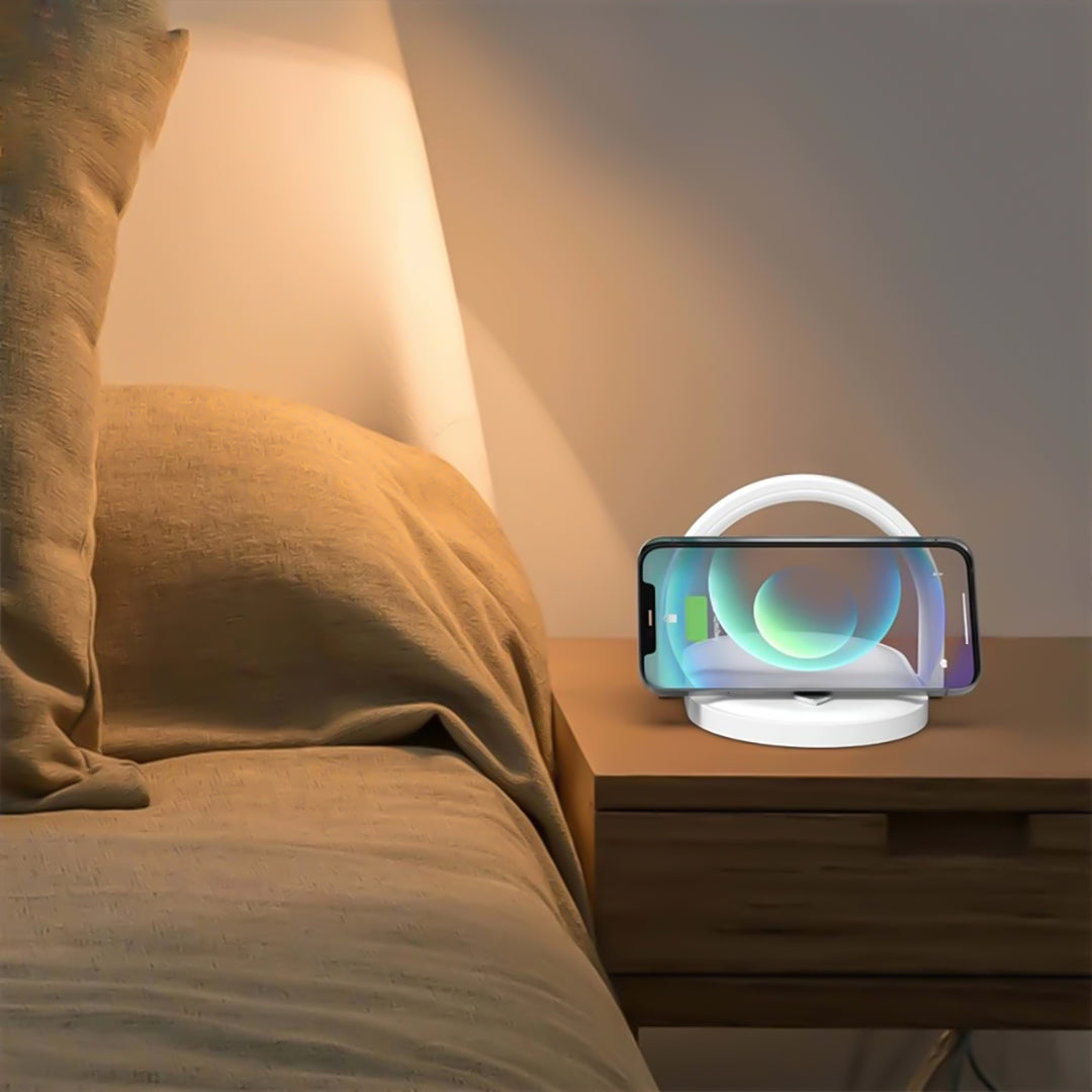 RECCI 3in1 Wireless Charger -Touch Atmosphere Light - ALAMAT