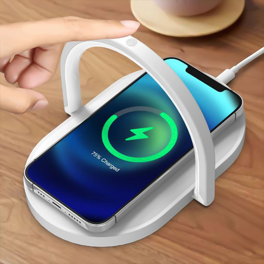 RECCI 3in1 Wireless Charger -Touch Atmosphere Light - ALAMAT