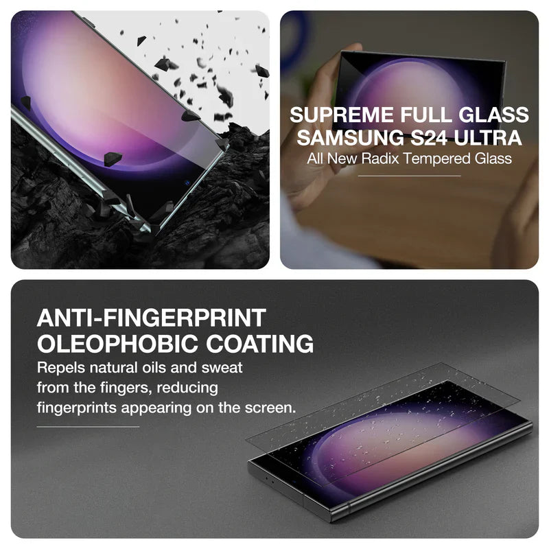 AMAZING THING SAMSUNG S24 SERIES FULLY COVERED REDIX GLASS - ALAMAT
