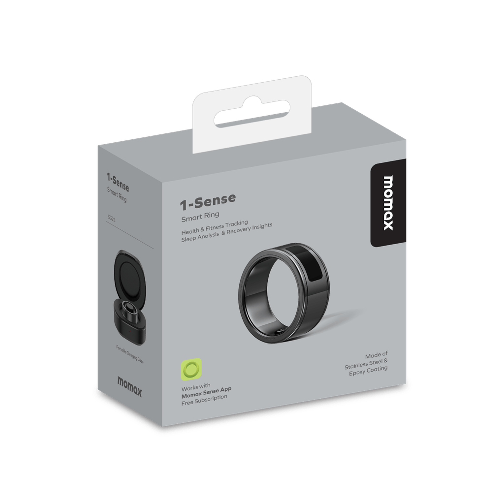 MOMAX 1-SENSE SMART RING - Grey MOMAX 1-SENSE SMART RING - Grey