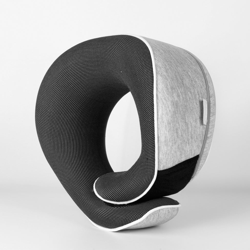 MOMAX 1-WORLD ERGONOMIC TRAVEL PILLOW Grey MOMAX 1-WORLD ERGONOMIC TRAVEL PILLOW Grey
