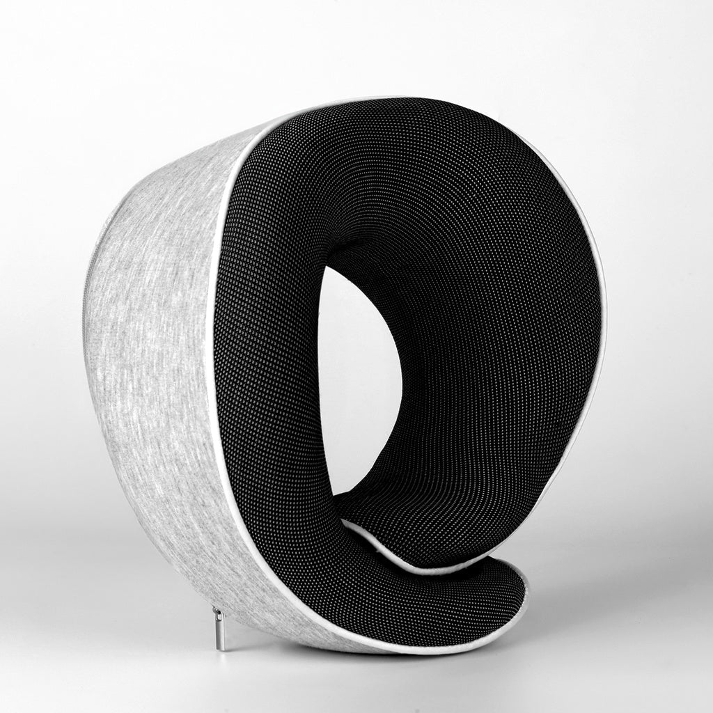 MOMAX 1-WORLD ERGONOMIC TRAVEL PILLOW Grey MOMAX 1-WORLD ERGONOMIC TRAVEL PILLOW Grey