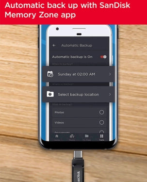 SANDISK ULTRA DUAL DRIVE GO USB TYPE C FLASH DRIVE - 128GB