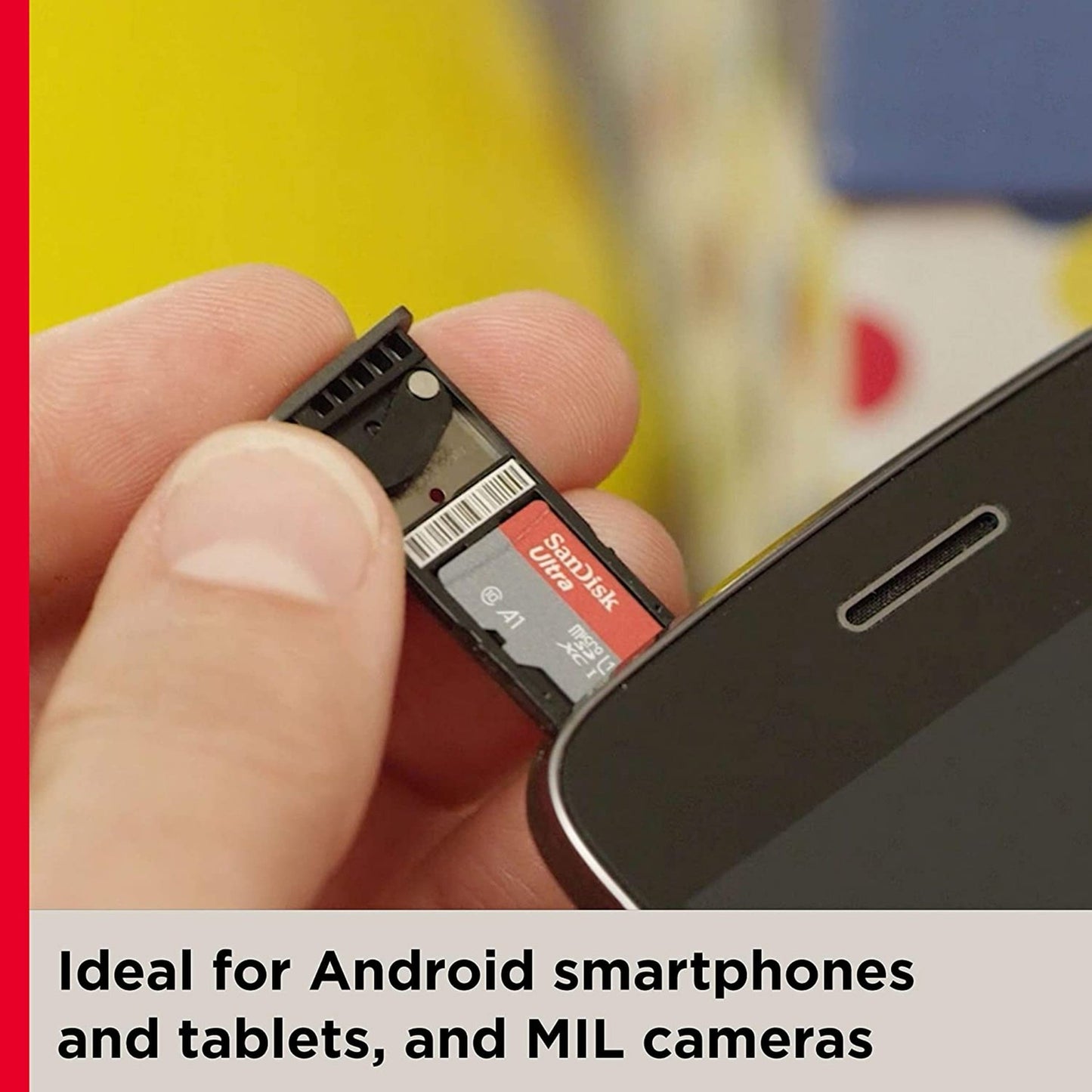 SanDisk microSD memory card for smartphones, cameras, and devices qatar