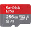 SanDisk microSD memory card for smartphones, cameras, and devices