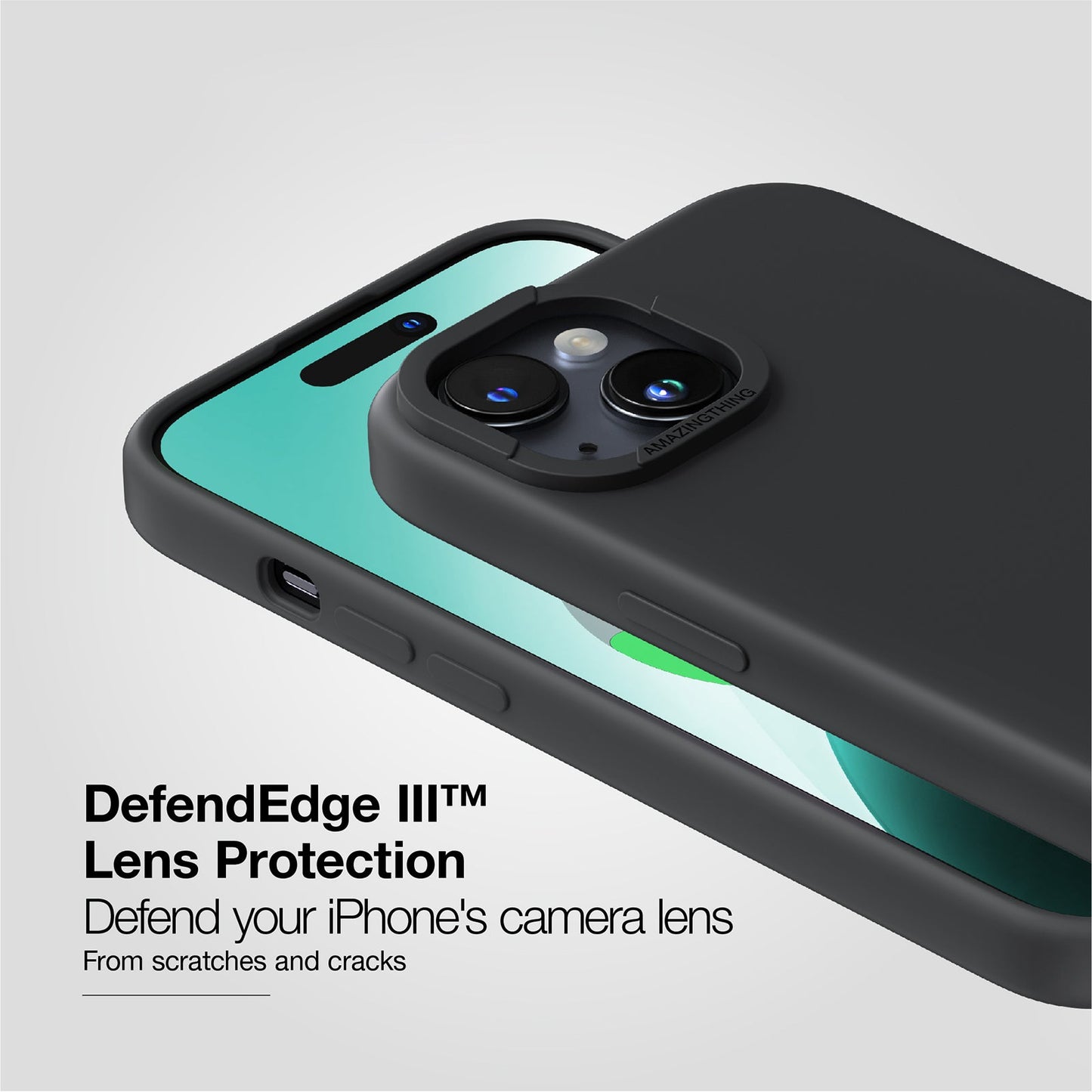 AMAZING THING SMOOTHIE MAGSAFE DROP PROOF CASE FOR IPHONE 15 6.1 2023 NEW BLACK - ALAMAT