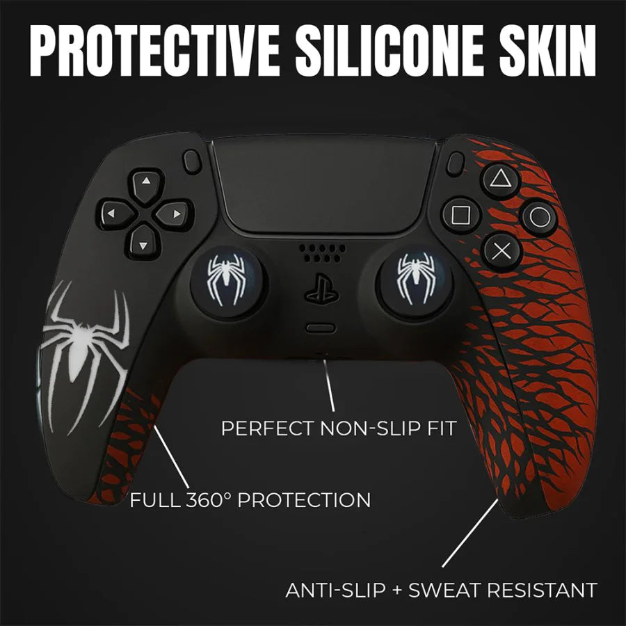 Deadskull Silicone Case Protector for PS5 Controller – Spider-Man
