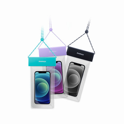 MOMAX Waterproof Pouch Universal with Neck Strap