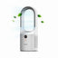 Moxedo Desktop Mini Cooling Bladeless Fan – White | USB Rechargeable