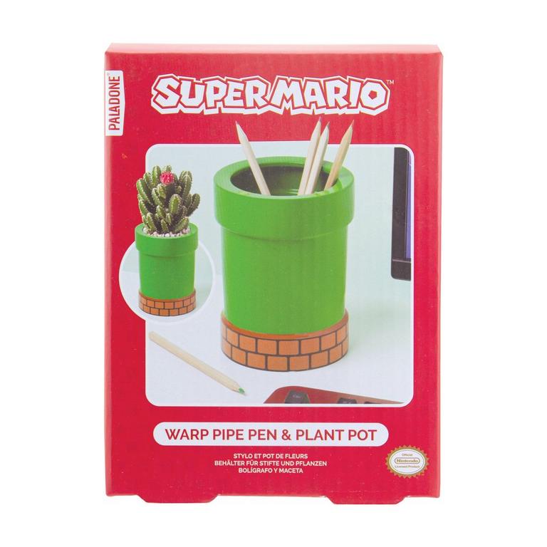 SUPER MARIO WARP PINE PEN & PLANT POT SUPER MARIO WARP PINE PEN & PLANT POT