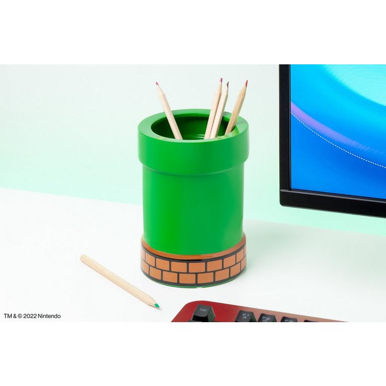 SUPER MARIO WARP PINE PEN & PLANT POT SUPER MARIO WARP PINE PEN & PLANT POT