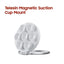 TELESIN magnetic suction mount attached to smartphone for hands-free filming