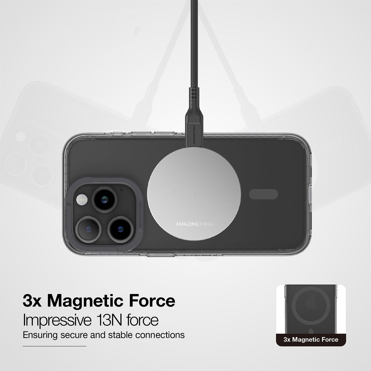 AMAZING THING TITAN PRO MAGSAFE DROP PROOF CASE FOR IPHONE 15 6.1 PRO 2023 AMAZING THING TITAN PRO MAGSAFE DROP PROOF CASE FOR IPHONE 15 6.1 PRO 2023