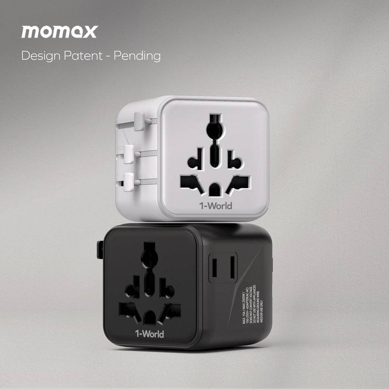 MOMAX 1-WORLD 20W TRAVEL ADAPTOR - www.bestbuytech.com