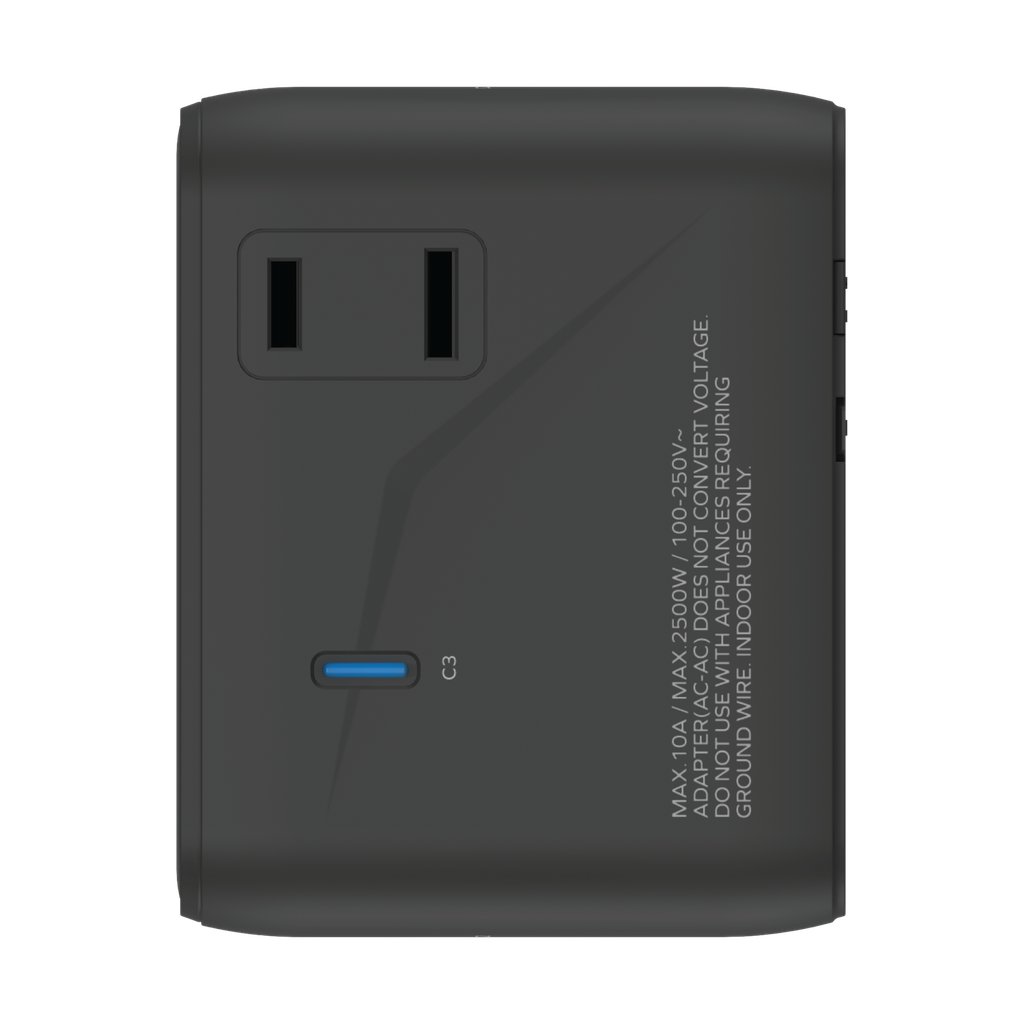 MOMAX 1-WORLD2 GAN 70W 5-PORT USB-C AC TRAVEL ADAPTOR MOMAX 1-WORLD2 GAN 70W 5-PORT USB-C AC TRAVEL ADAPTOR