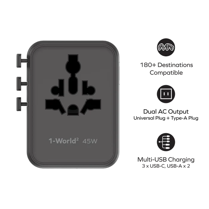 MOMAX TRAVEL ADAPTOR - Bestbuytech.com