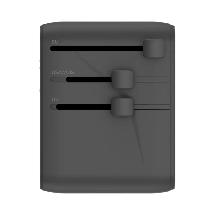 MOMAX 1-WORLD2 45W 5 PORT DUAL AC TRAVEL ADAPTOR