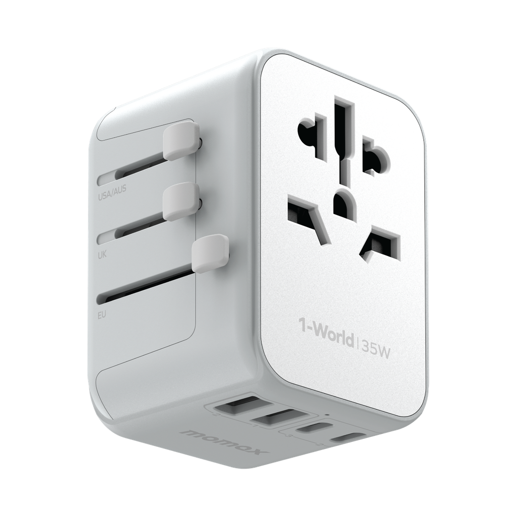 MOMAX 1WORLD PD35W 5 PORTS AC TRAVEL CHARGER MOMAX 1WORLD PD35W 5 PORTS AC TRAVEL CHARGER