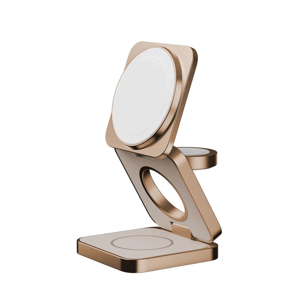 Momax Q2 Mag Go QI 2 15w 3in1 Magnetic Wireless Charging Stand Momax Q2 Mag Go QI 2 15w 3in1 Magnetic Wireless Charging Stand