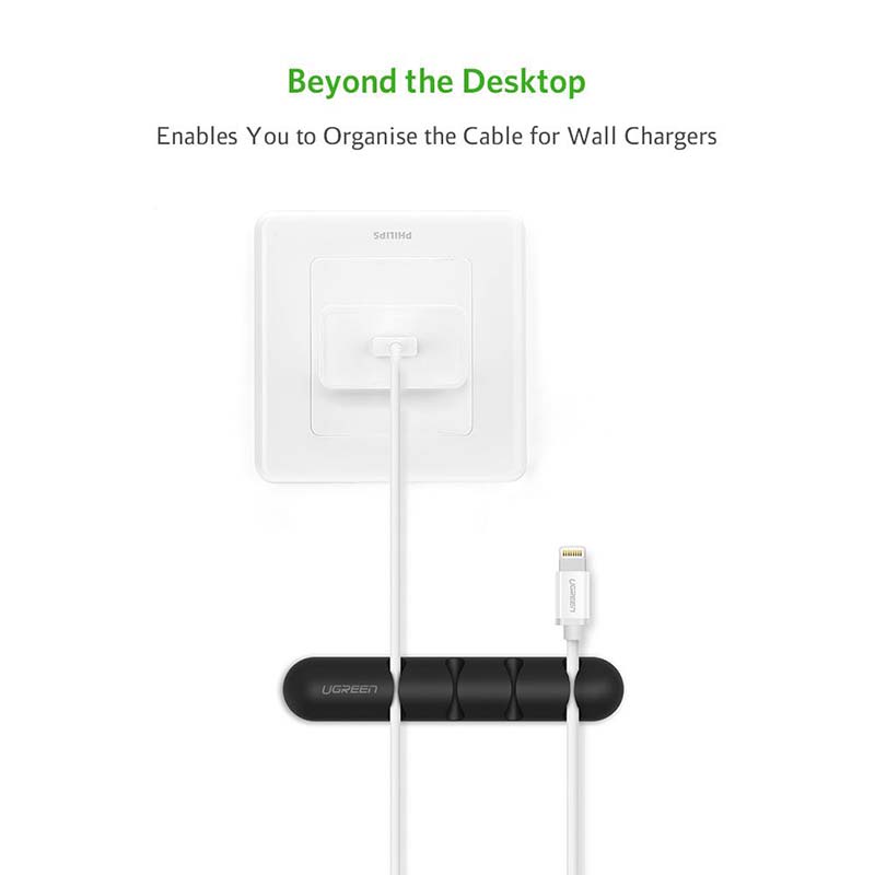 Ugreen Cable Organizer 2 Pack (Black).
