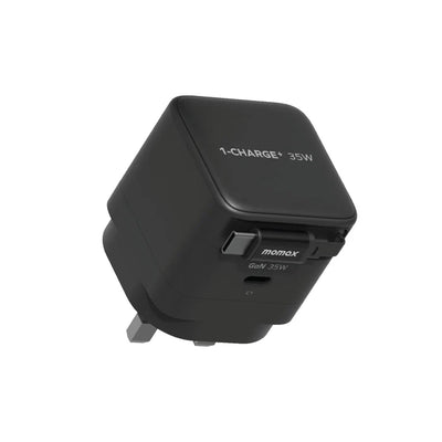1-Charge+ 1-Port GaN Charger With Built-In USB-C Cable 35W
