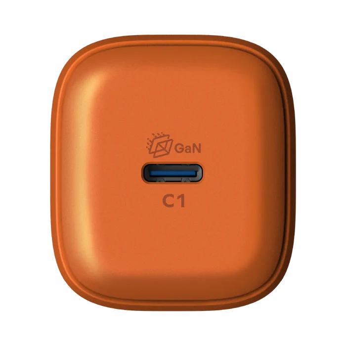 MOMAX 1-CHARGE 45W 1-PORT GAN CHARGER 1X USB-C - ORANGE